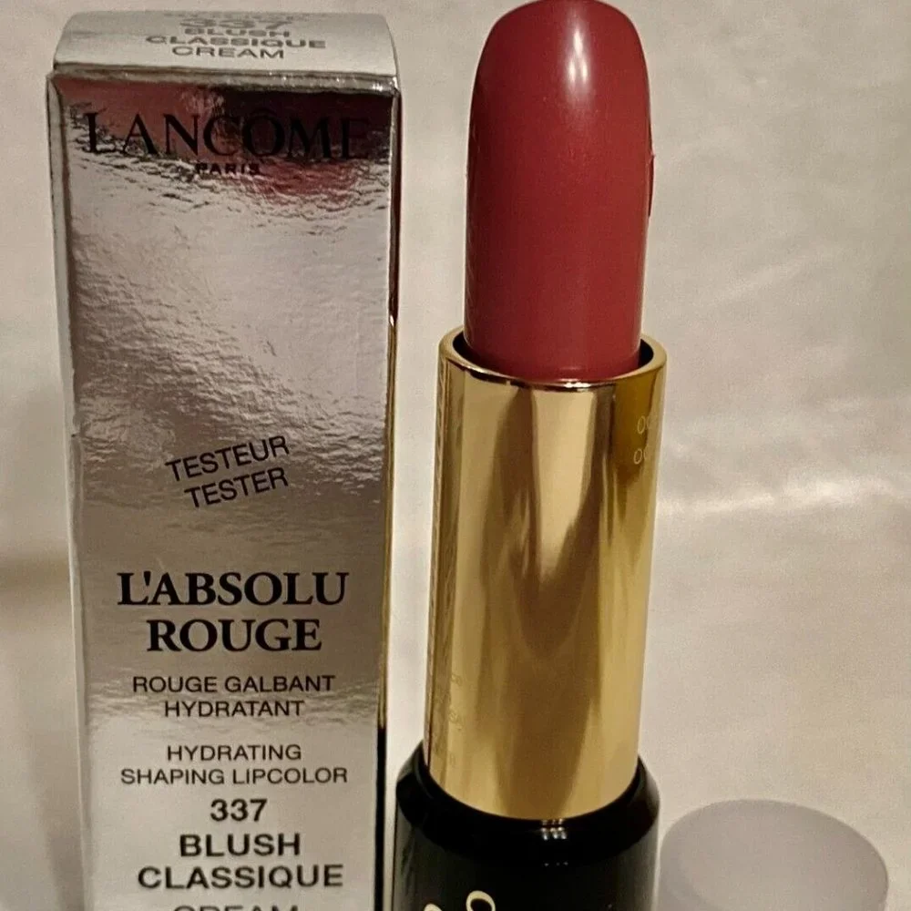 LANCOME L’ABSOLU ROUGE Lipstick - BLUSH CLASSIQUE (Cream) 337 Hydrating Lipcolor